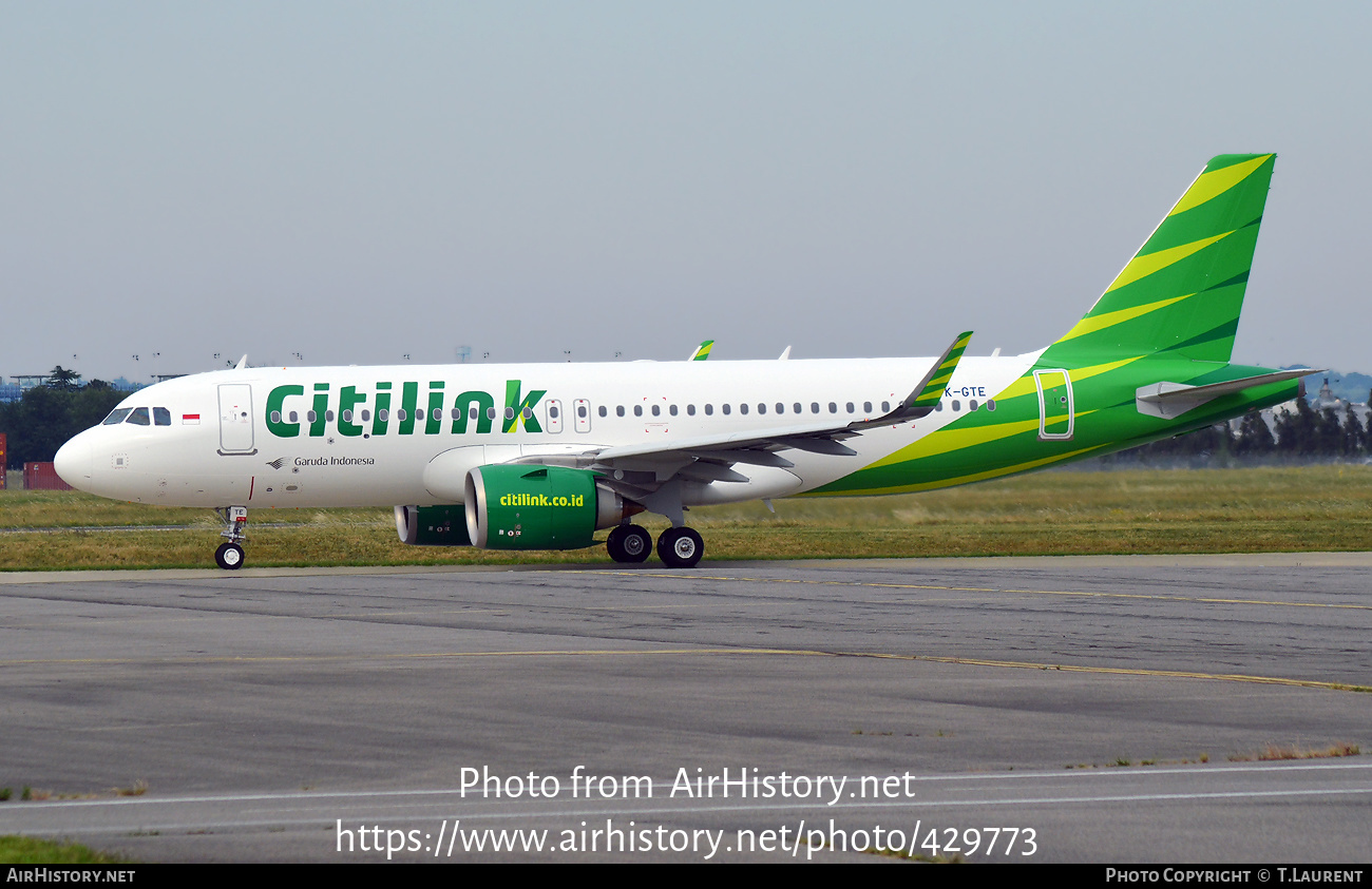 Aircraft Photo of PK-GTE | Airbus A320-251N | Citilink | AirHistory.net #429773