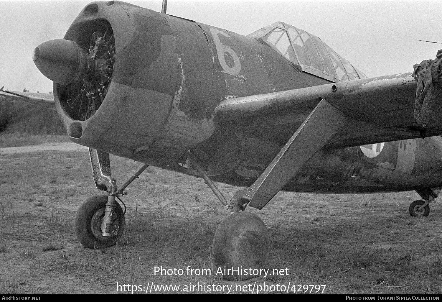 Aircraft Photo Of BW-382 | Brewster B-239 Buffalo | Finland - Air Force ...