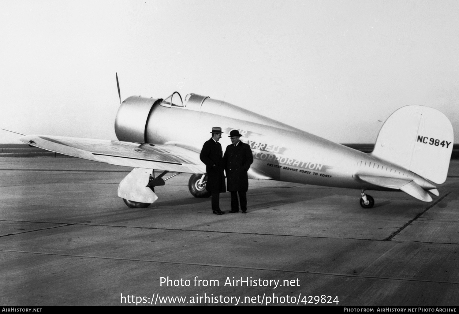 Aircraft Photo of NC984Y | Lockheed 9 Orion | Air Express Corporation | AirHistory.net #429824