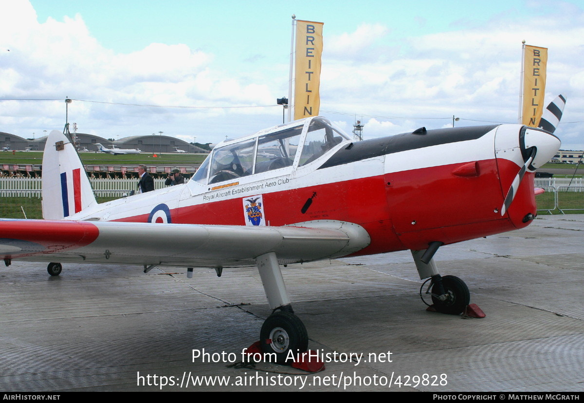 Aircraft Photo of G-BXDH / WD331 | De Havilland DHC-1 Chipmunk Mk22 | Royal Aircraft Establishment Aero Club | UK - Air Force | AirHistory.net #429828