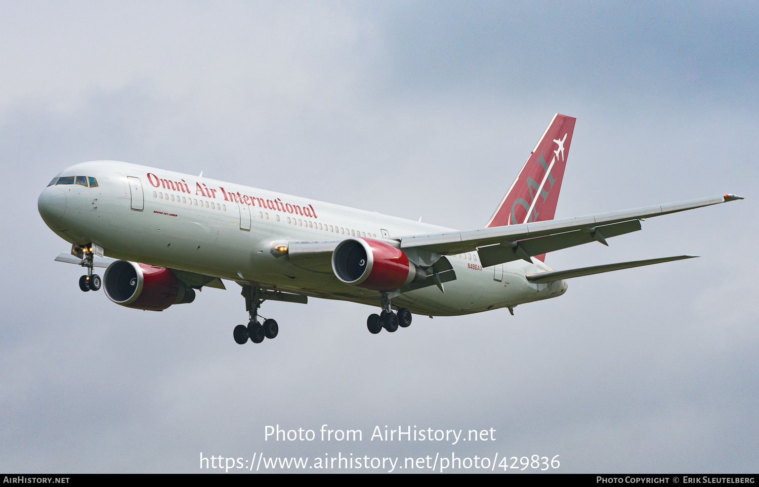 Aircraft Photo of N486AX | Boeing 767-36N/ER | Omni Air International - OAI | AirHistory.net #429836