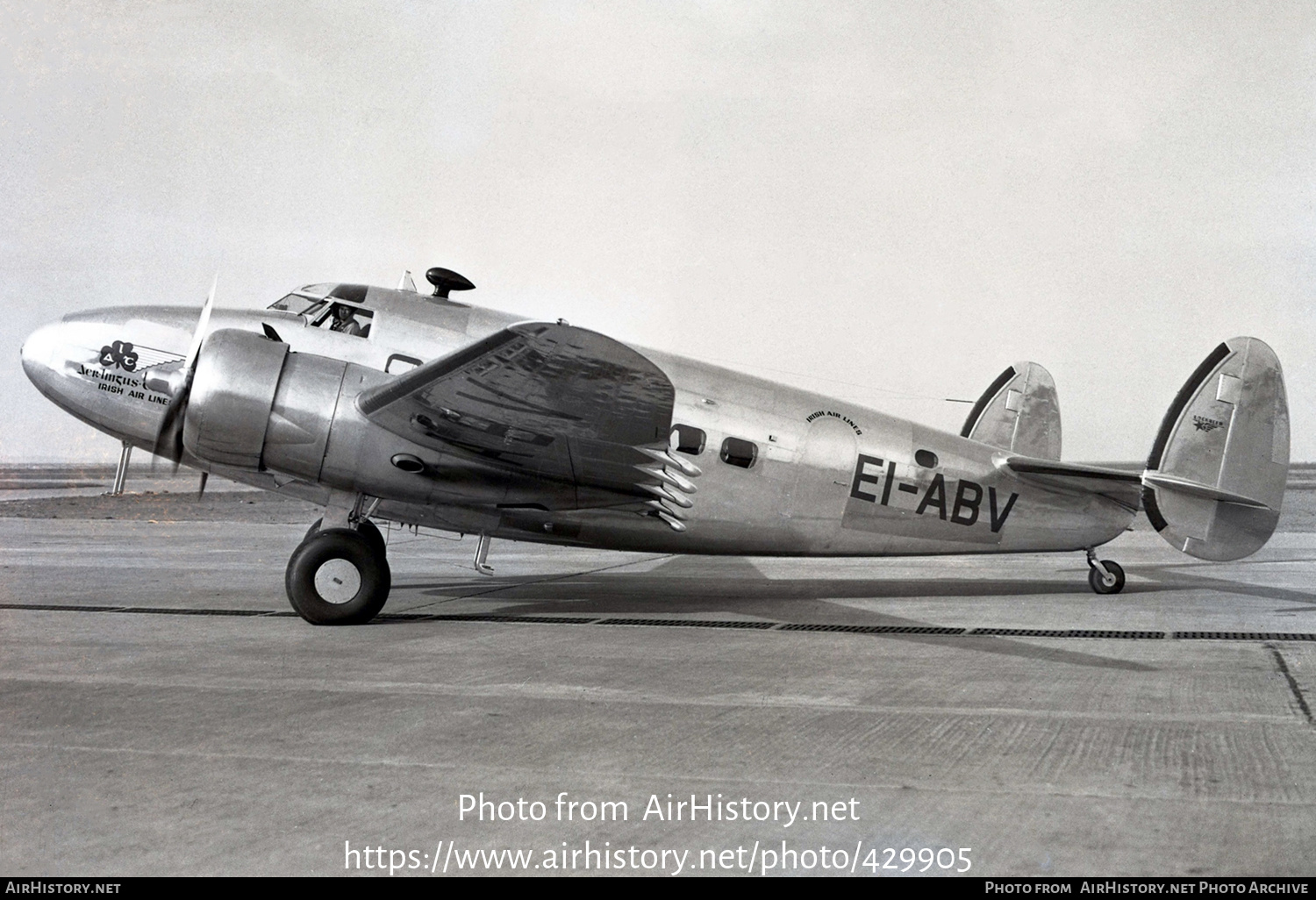 Aircraft Photo of EI-ABV | Lockheed 14-WF62 Super Electra | Aer Lingus ...