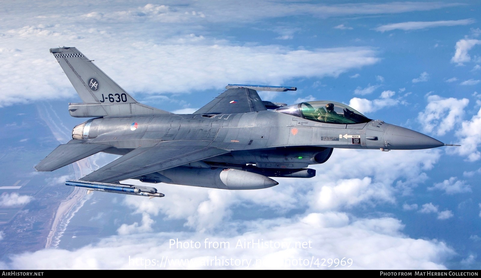 Aircraft Photo of J-630 | General Dynamics F-16AM Fighting Falcon | Netherlands - Air Force | AirHistory.net #429969