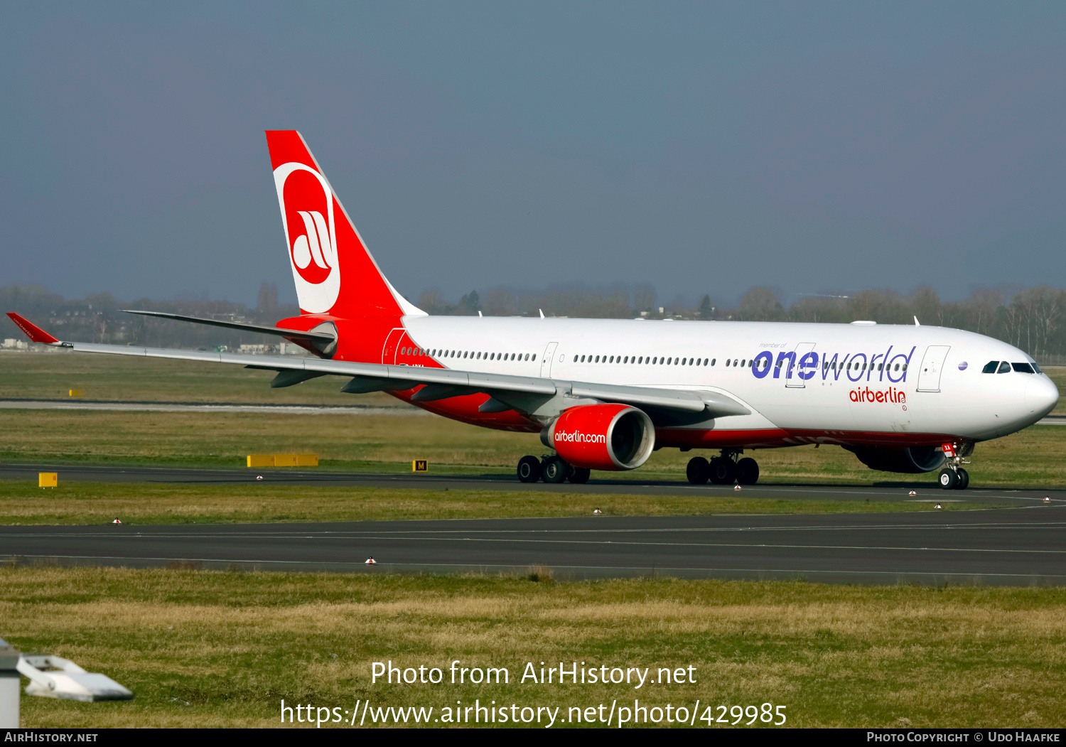 Aircraft Photo of D-ABXA | Airbus A330-223 | Air Berlin | AirHistory.net #429985