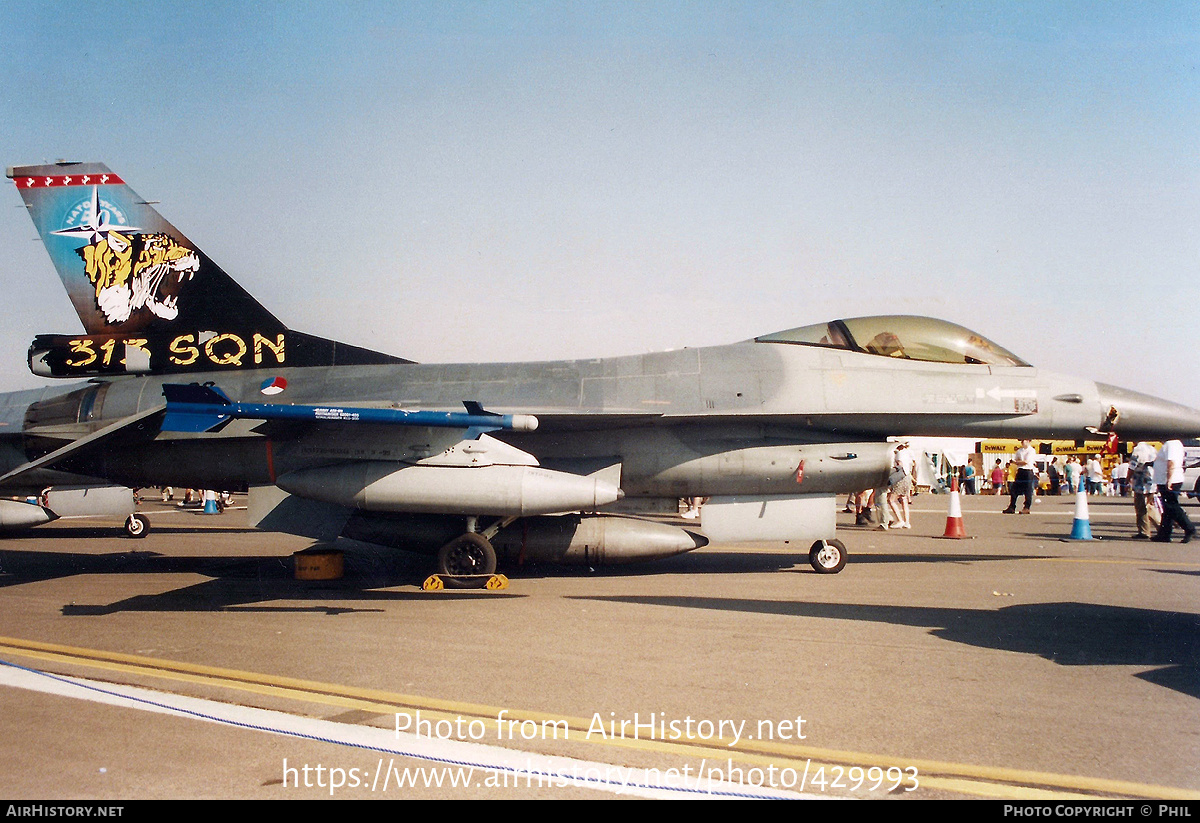 Aircraft Photo of J-196 | General Dynamics F-16A Fighting Falcon | Netherlands - Air Force | AirHistory.net #429993