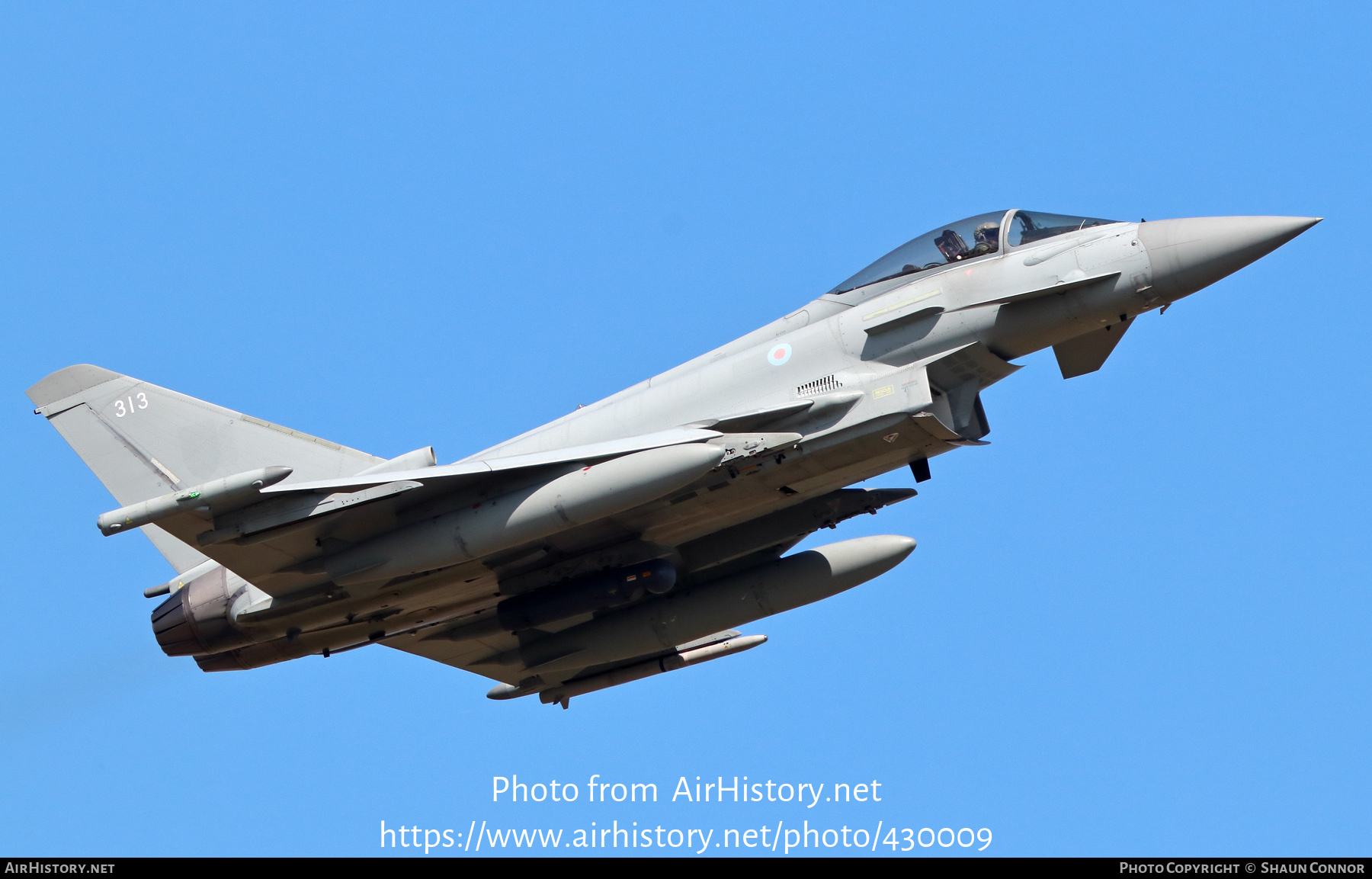 Aircraft Photo of ZK313 | Eurofighter EF-2000 Typhoon FGR4 | UK - Air Force | AirHistory.net #430009