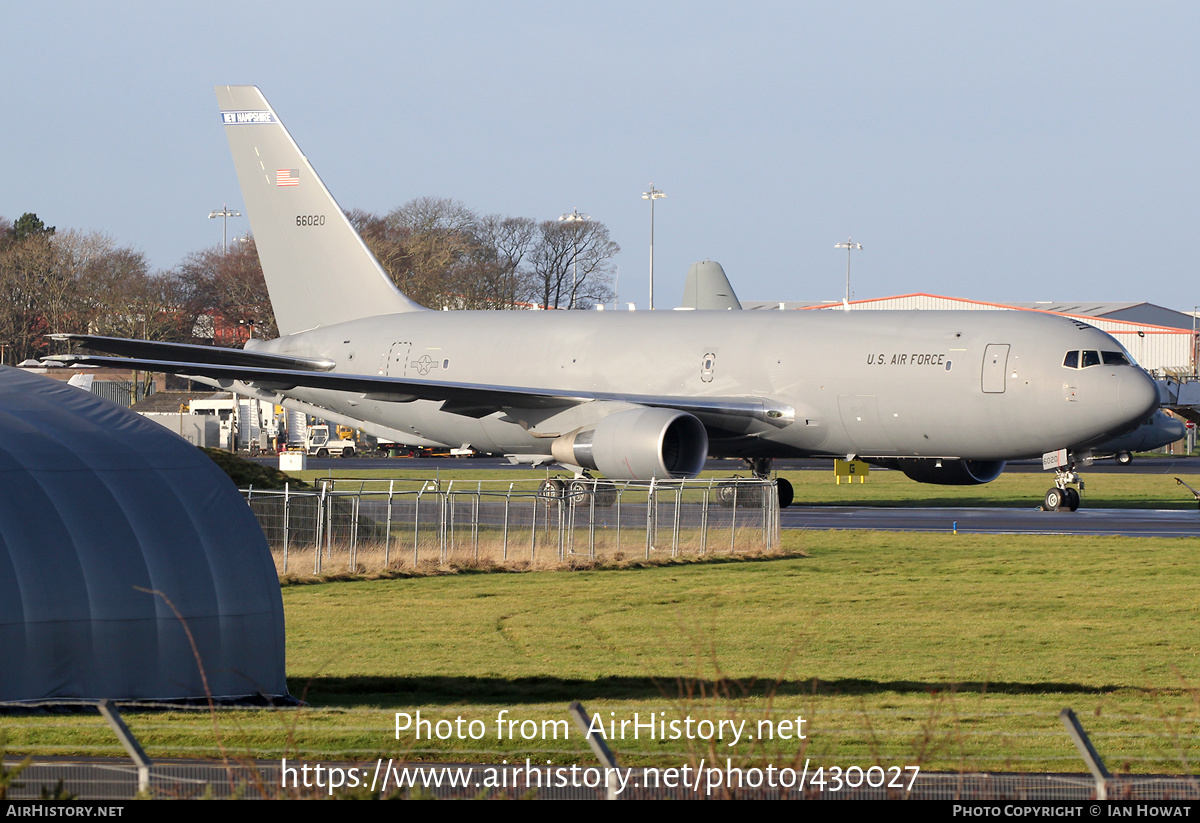 Aircraft Photo of 16-46020 / 66020 | Boeing KC-46A Pegasus (767-2C) | USA - Air Force | AirHistory.net #430027