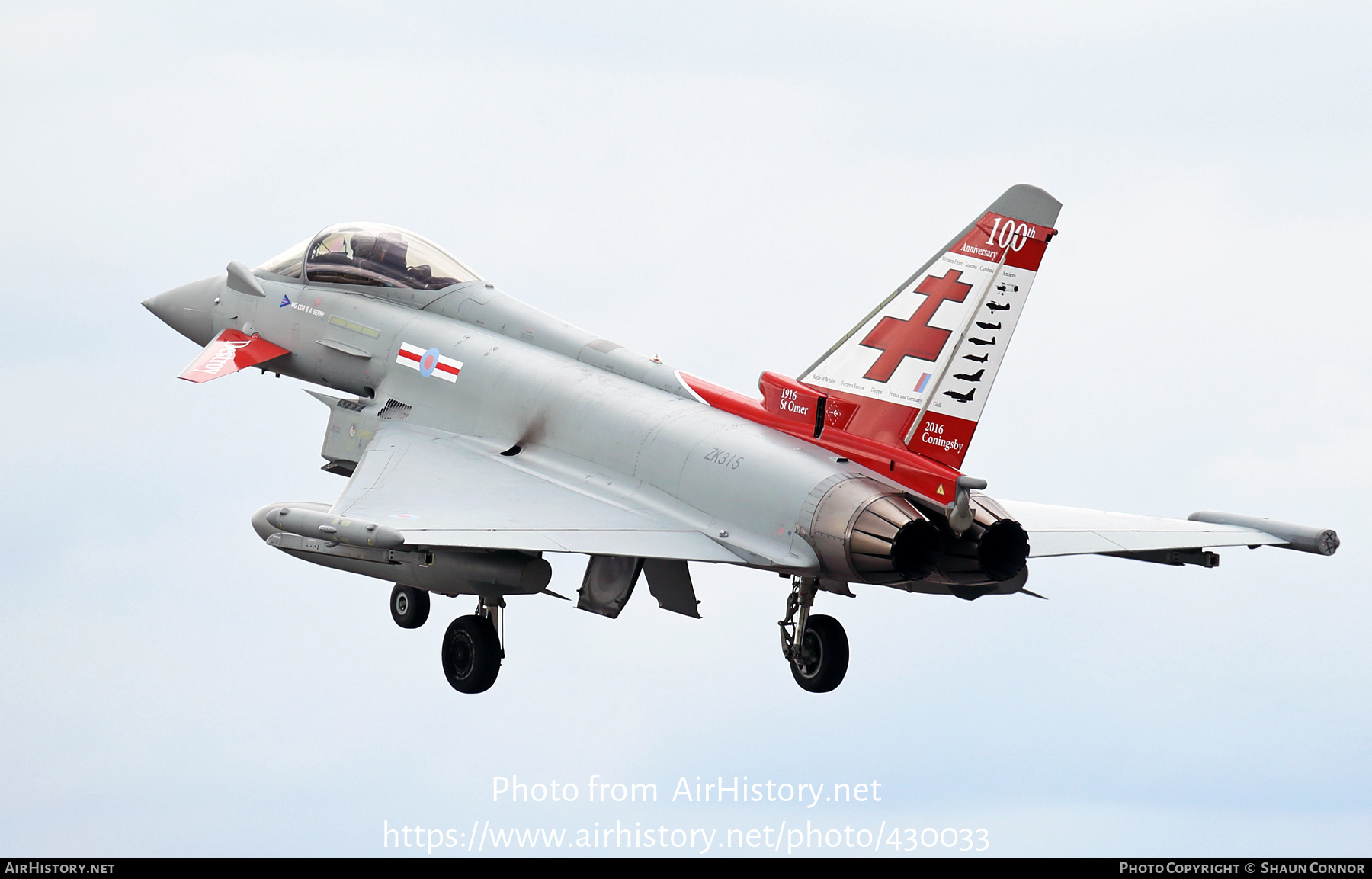 Aircraft Photo of ZK315 | Eurofighter EF-2000 Typhoon FGR4 | UK - Air Force | AirHistory.net #430033