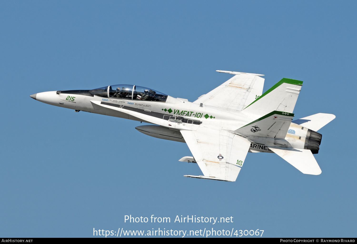 Aircraft Photo of 163115 | McDonnell Douglas F/A-18B Hornet | USA - Marines | AirHistory.net #430067