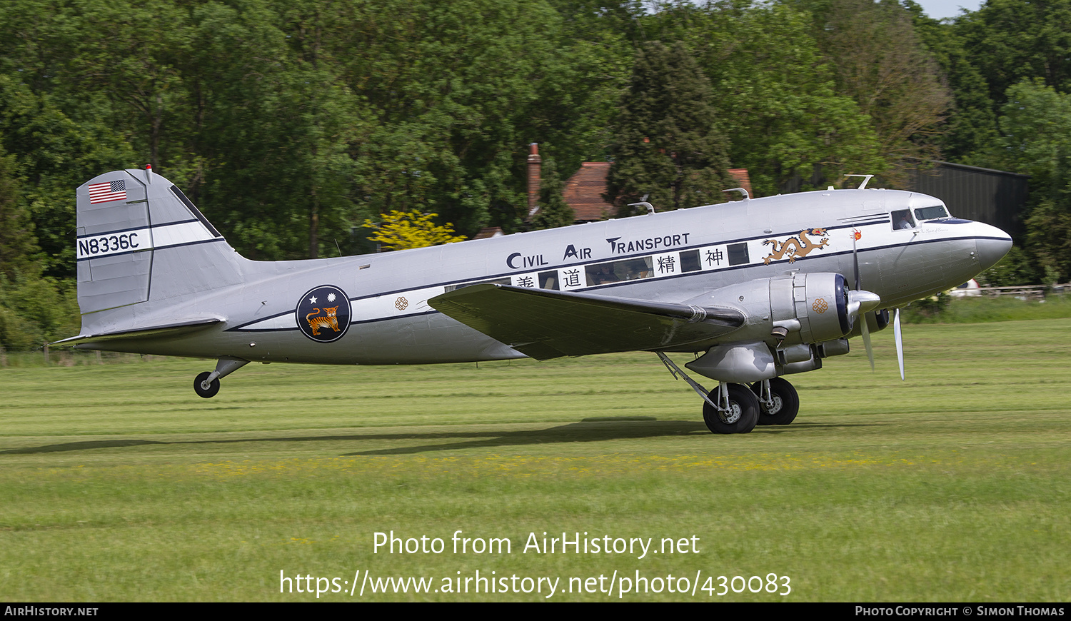 Aircraft Photo of N8336C | Douglas DC-3A | Civil Air Transport - CAT | AirHistory.net #430083