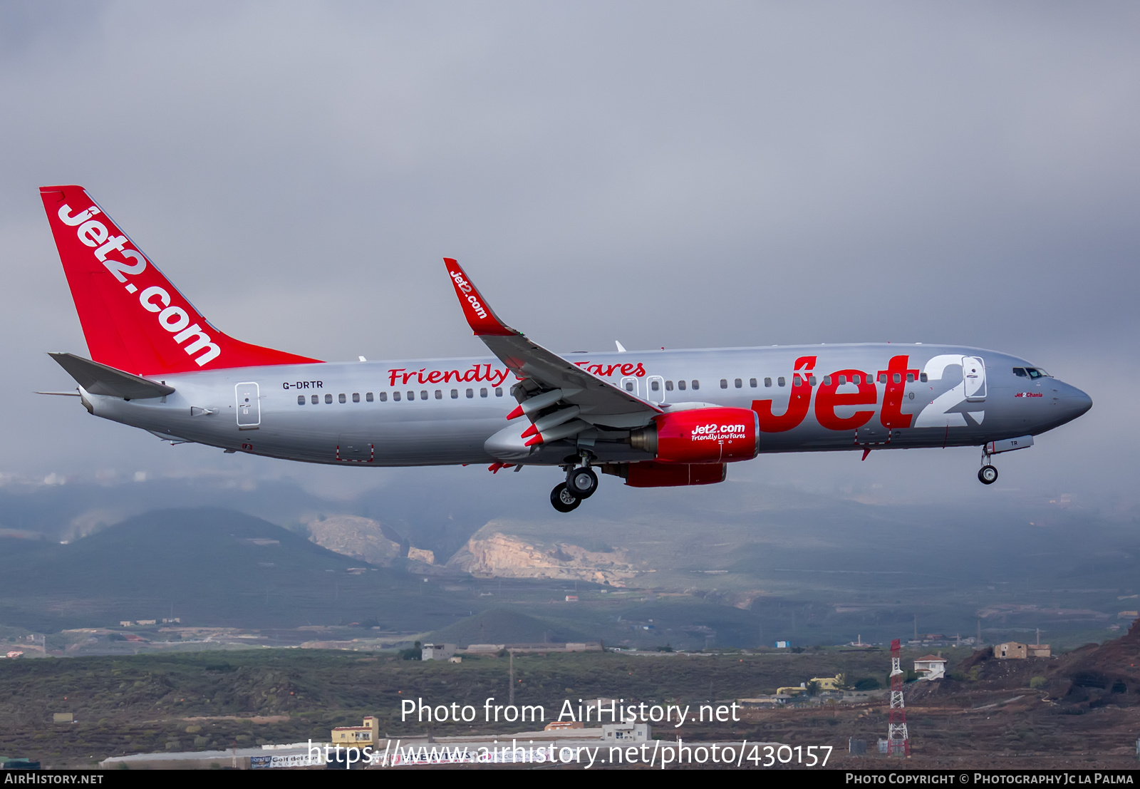 Aircraft Photo of G-DRTR | Boeing 737-86N | Jet2 | AirHistory.net #430157