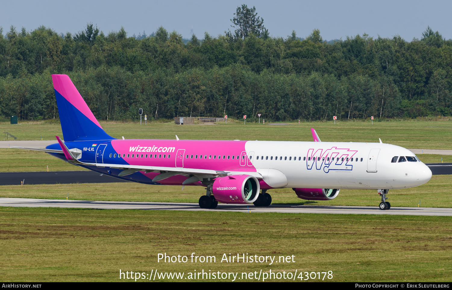 Aircraft Photo of HA-LVL | Airbus A321-271NX | Wizz Air | AirHistory.net #430178