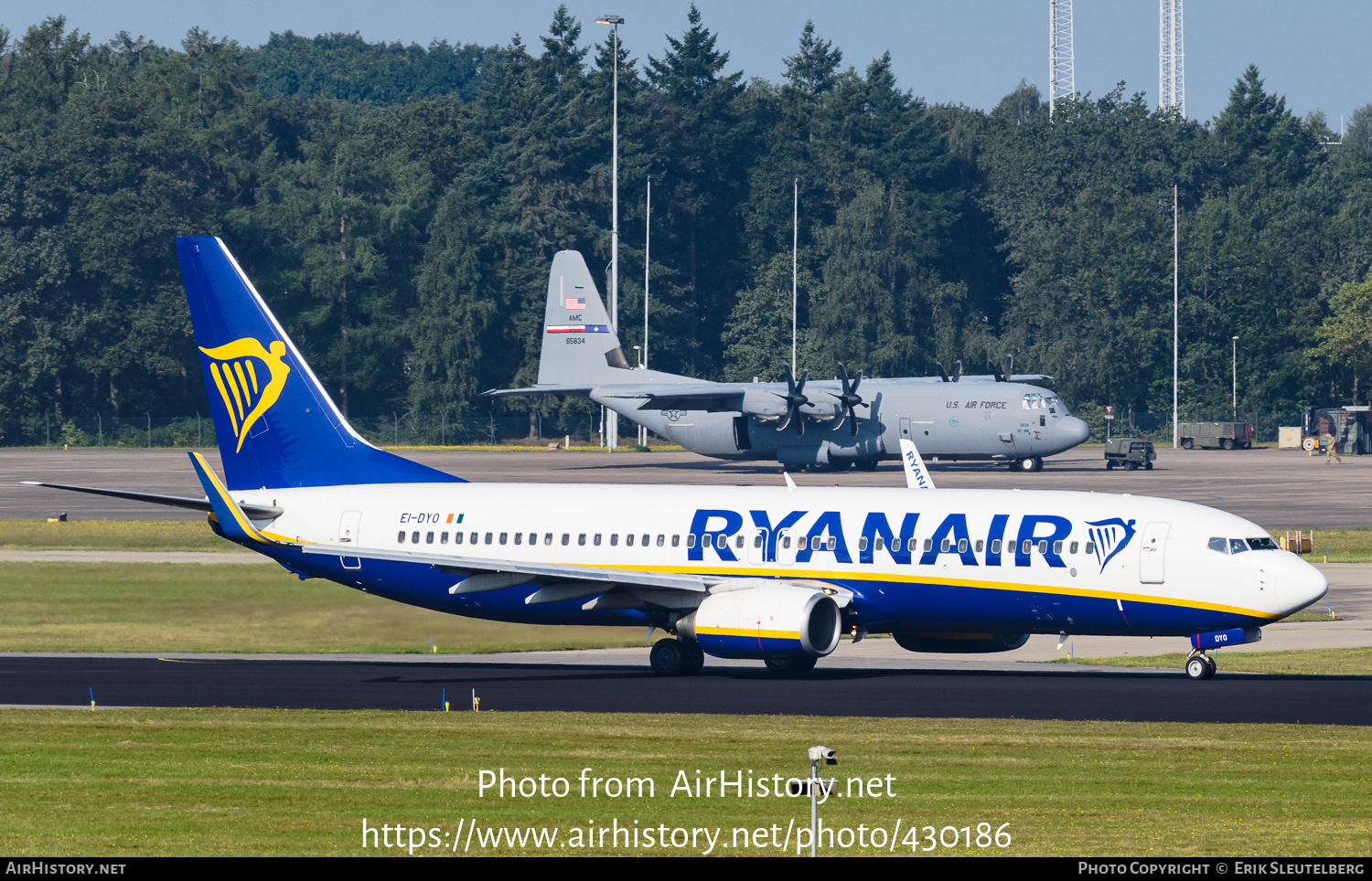 Aircraft Photo of EI-DYO | Boeing 737-8AS | Ryanair | AirHistory.net #430186