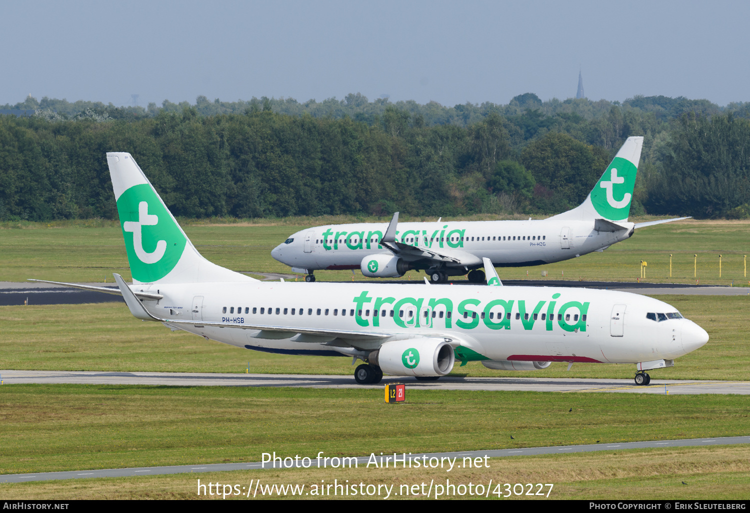 Aircraft Photo of PH-HSB | Boeing 737-8K2 | Transavia | AirHistory.net #430227