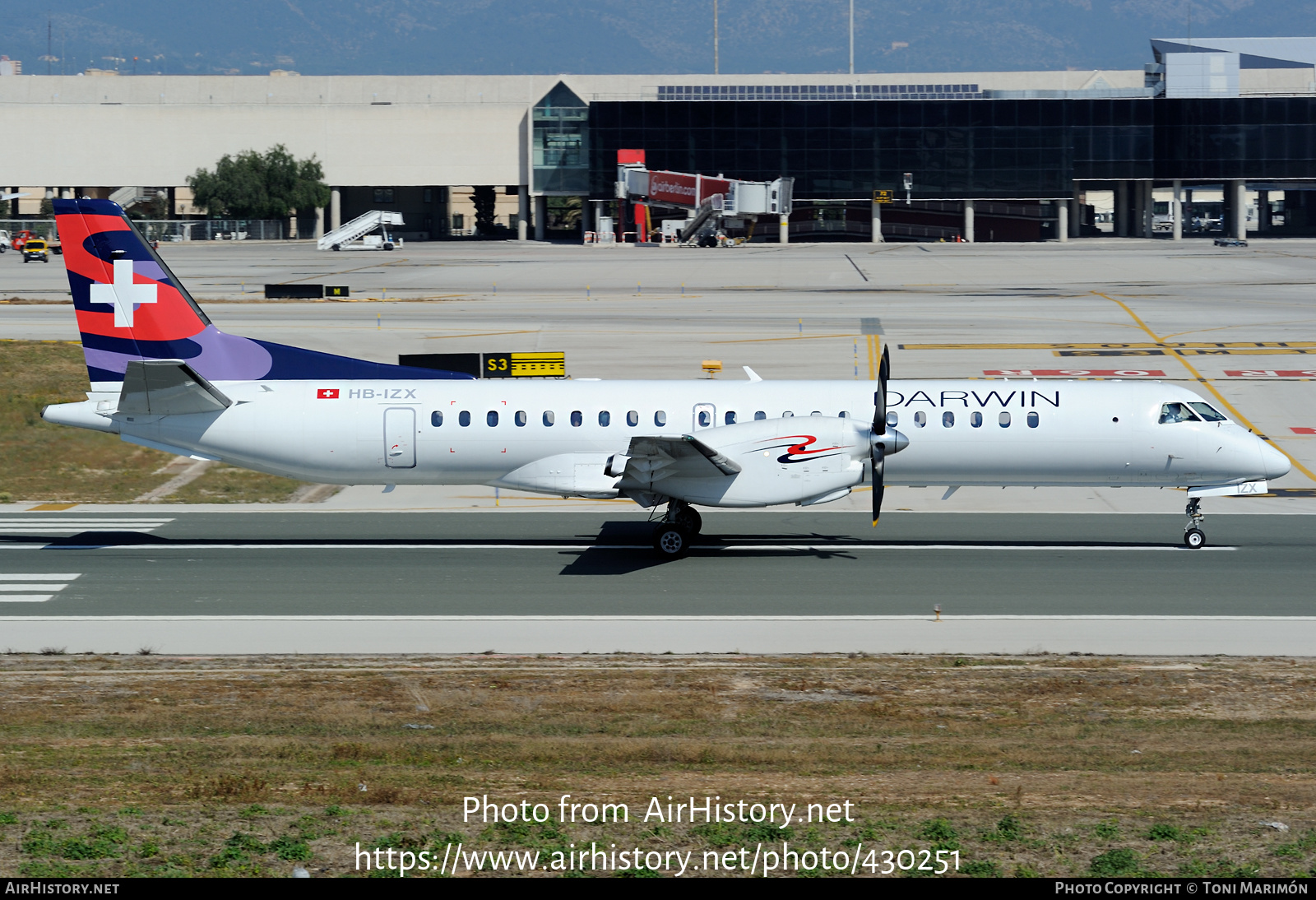 Aircraft Photo of HB-IZX | Saab 2000 | Darwin Airline | AirHistory.net #430251