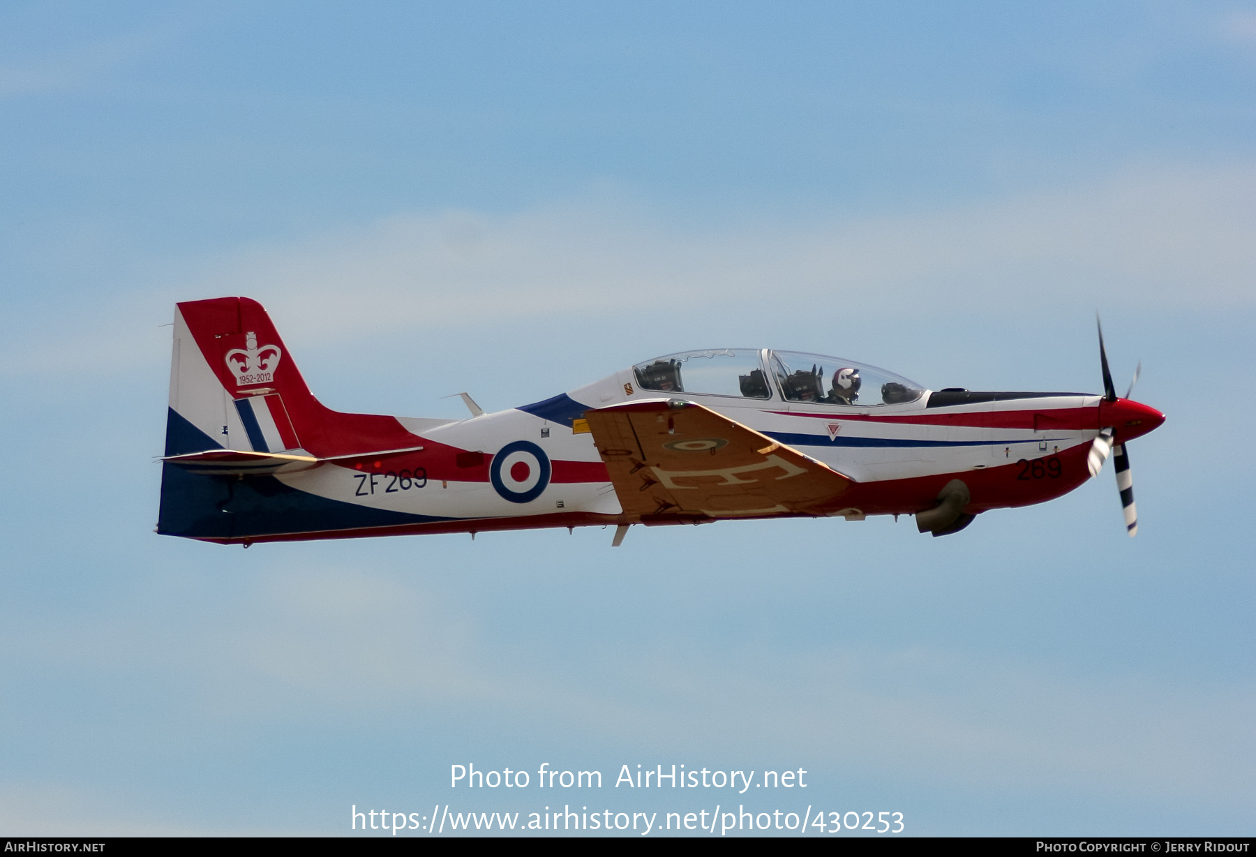 Aircraft Photo of ZF269 | Short S-312 Tucano T1 | UK - Air Force | AirHistory.net #430253