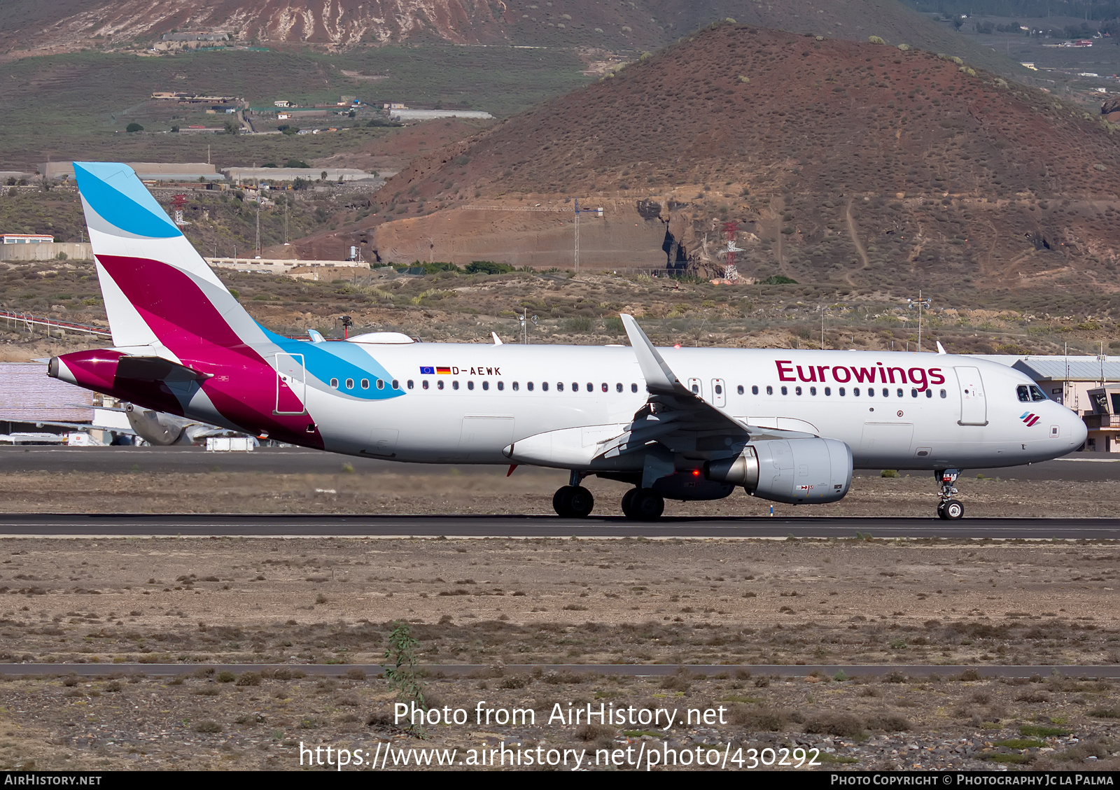 Aircraft Photo of D-AEWK | Airbus A320-214 | Eurowings | AirHistory.net #430292