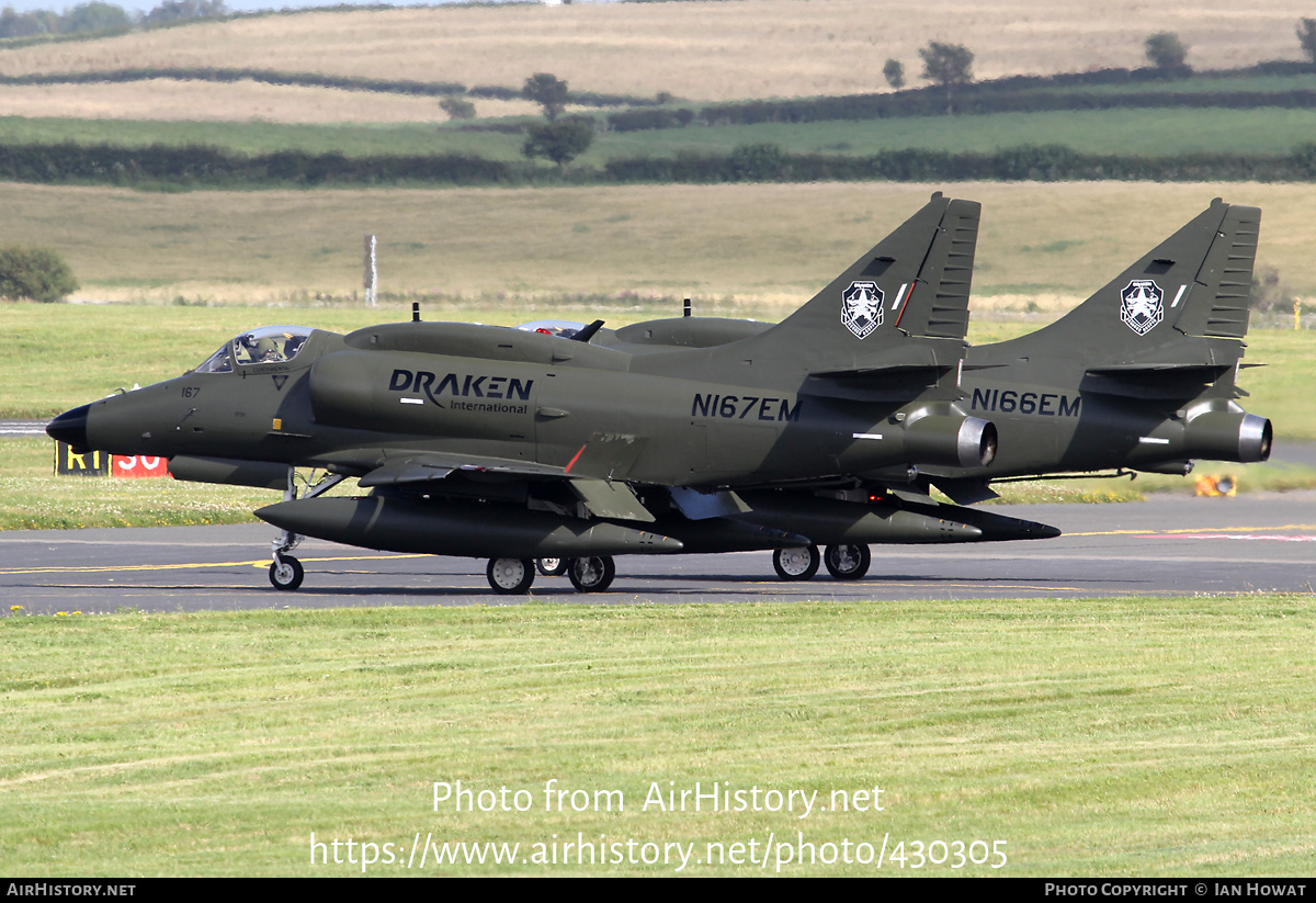 Aircraft Photo of N167EM | McDonnell Douglas A-4N Skyhawk II | Draken International | AirHistory.net #430305