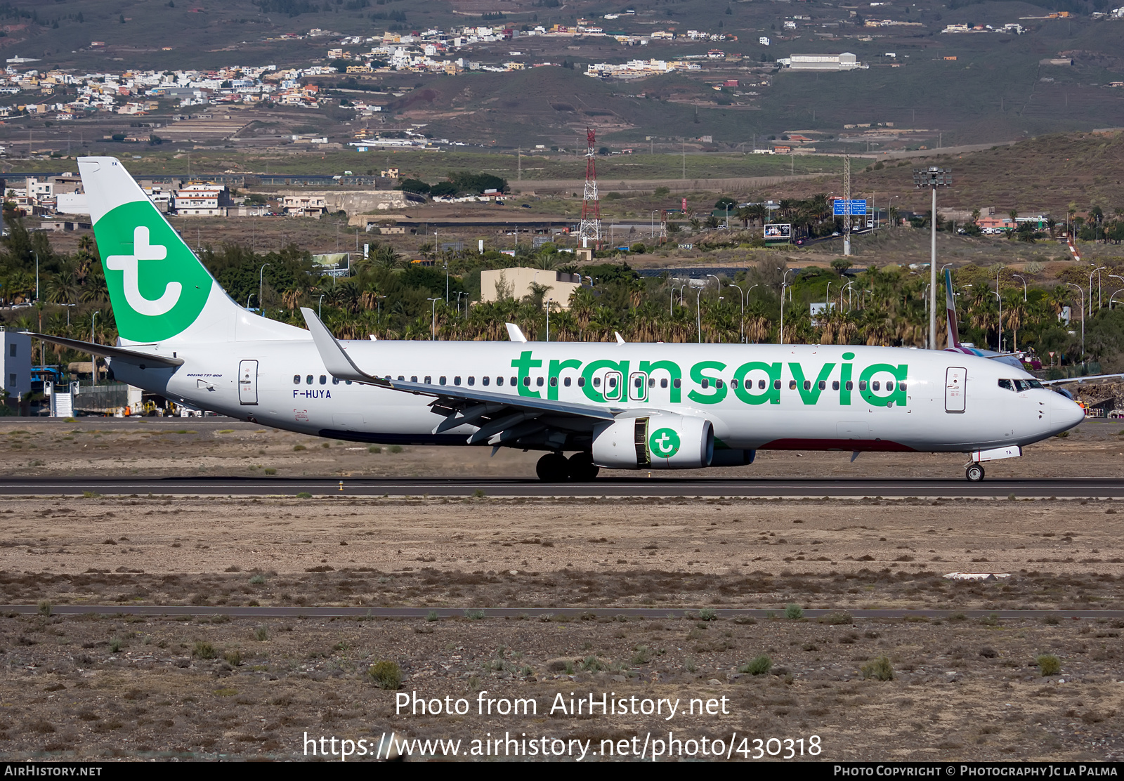 Aircraft Photo of F-HUYA | Boeing 737-800 | Transavia | AirHistory.net #430318