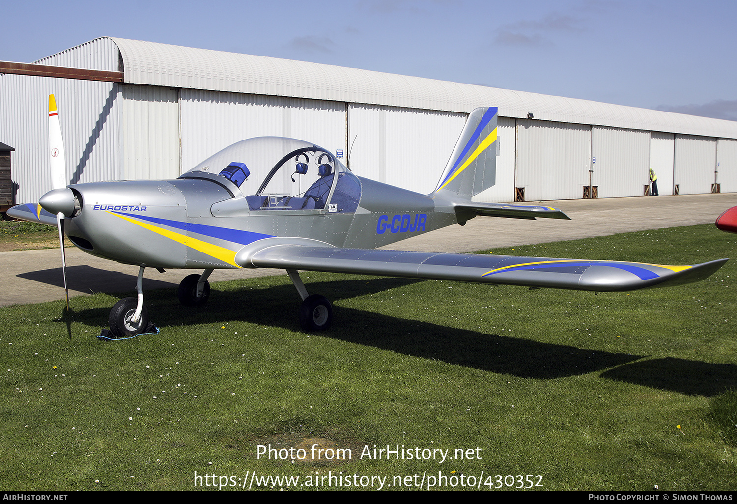 Aircraft Photo of G-CDJR | Cosmik EV-97 TeamEurostar UK | AirHistory.net #430352