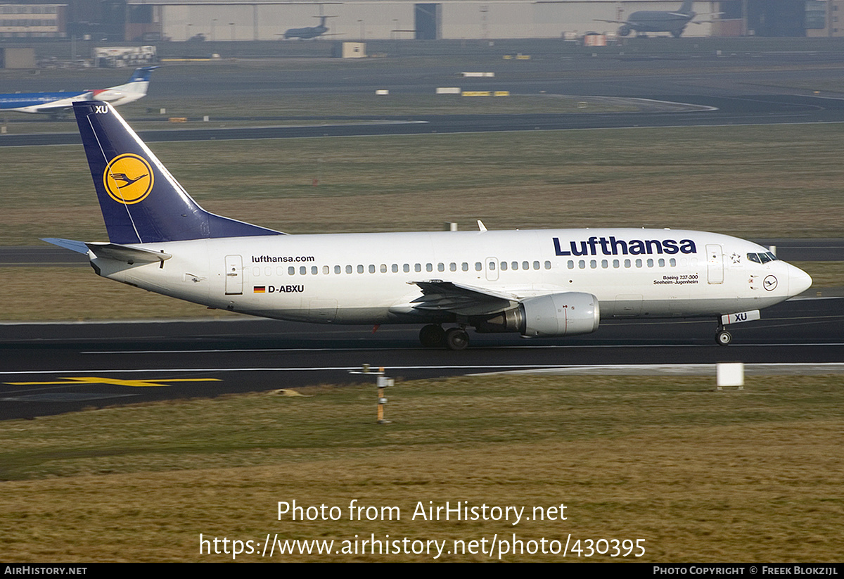 Aircraft Photo of D-ABXU | Boeing 737-330 | Lufthansa | AirHistory.net #430395