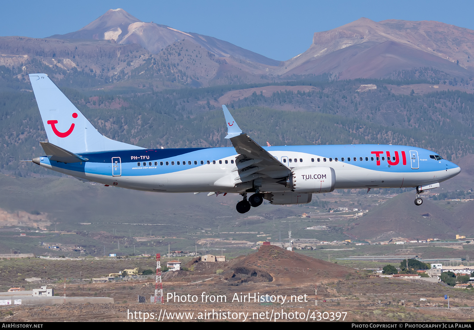 Aircraft Photo of PH-TFU | Boeing 737-8 Max 8 | TUI | AirHistory.net #430397