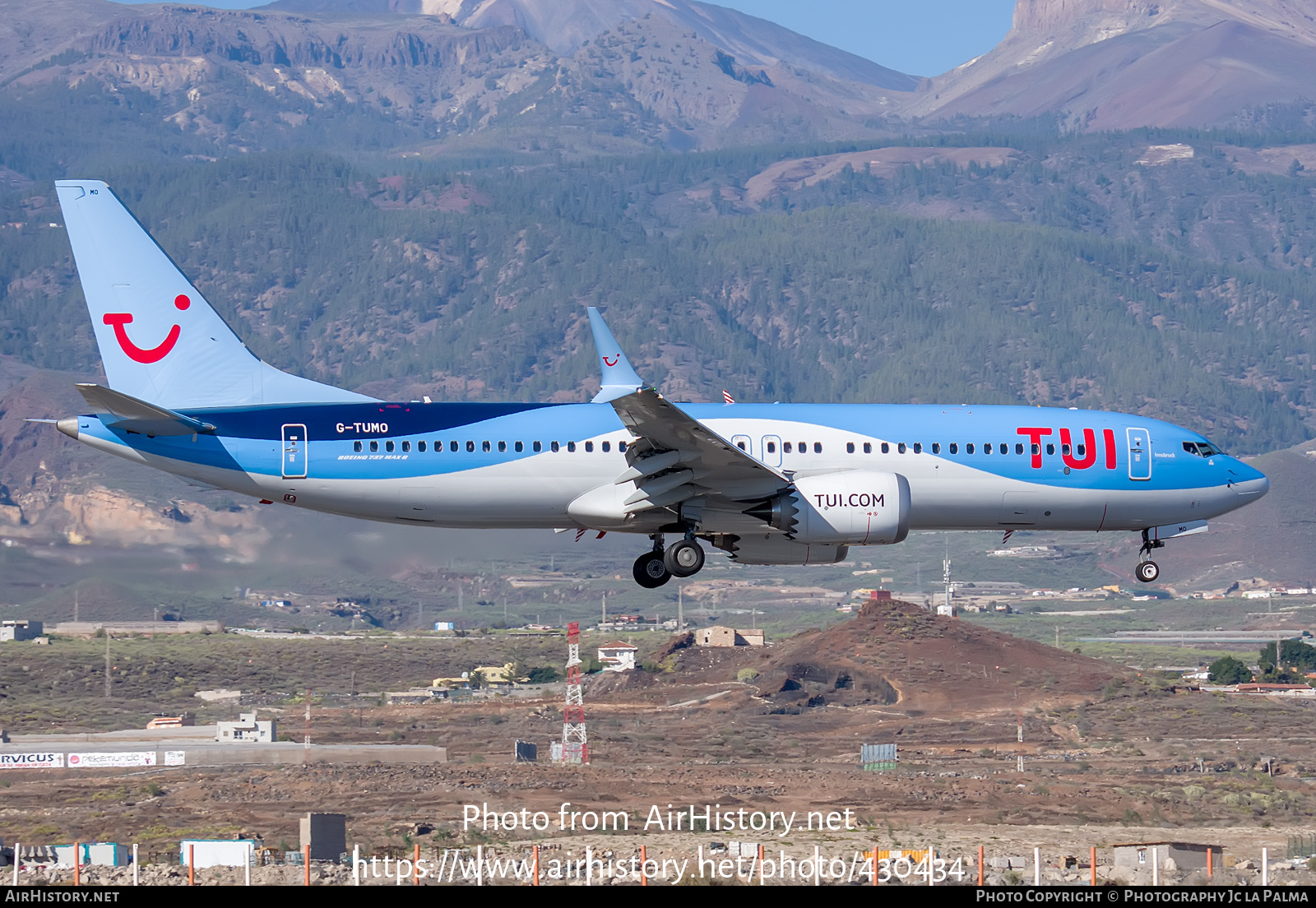 Aircraft Photo of G-TUMO | Boeing 737-8 Max 8 | TUI | AirHistory.net #430434