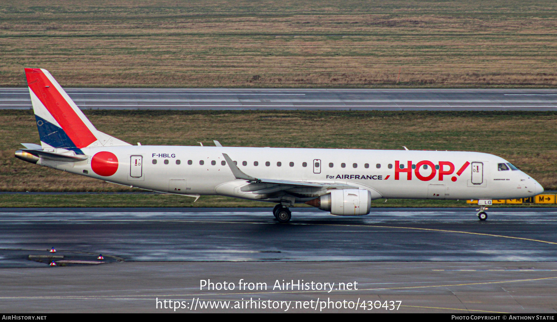 Aircraft Photo of F-HBLG | Embraer 190STD (ERJ-190-100STD) | Hop! | AirHistory.net #430437