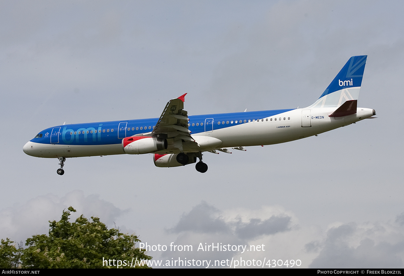 Aircraft Photo of G-MEDN | Airbus A321-231 | BMI - British Midland International | AirHistory.net #430490