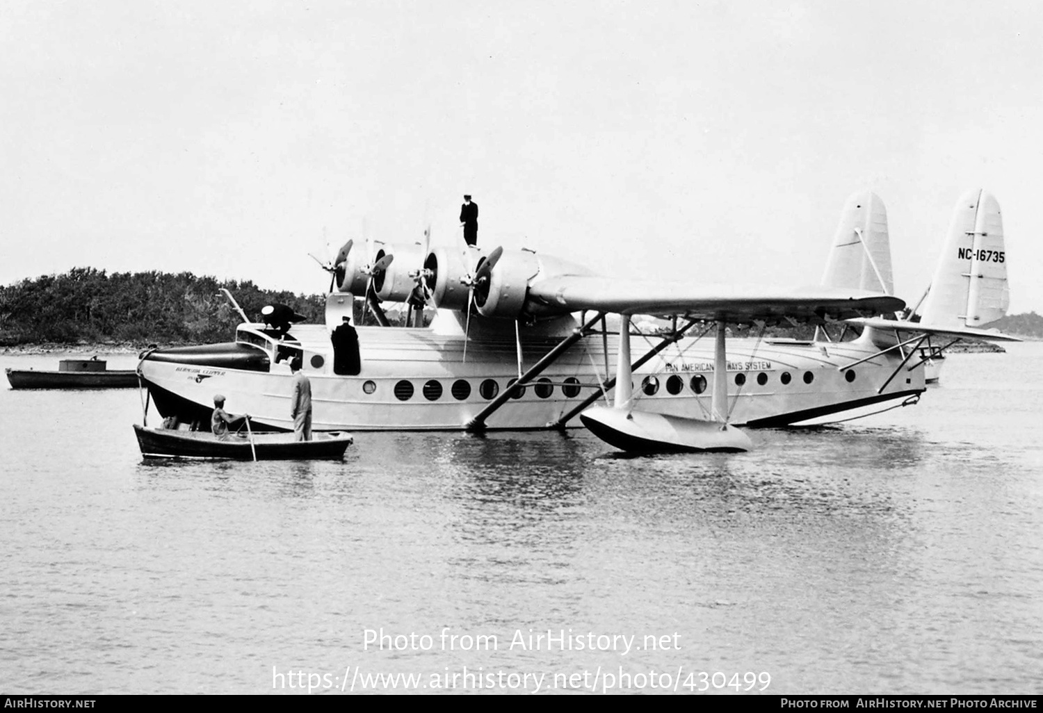 Aircraft Photo of NC16735 | Sikorsky S-42B | Pan American Airways System - PAA | AirHistory.net #430499