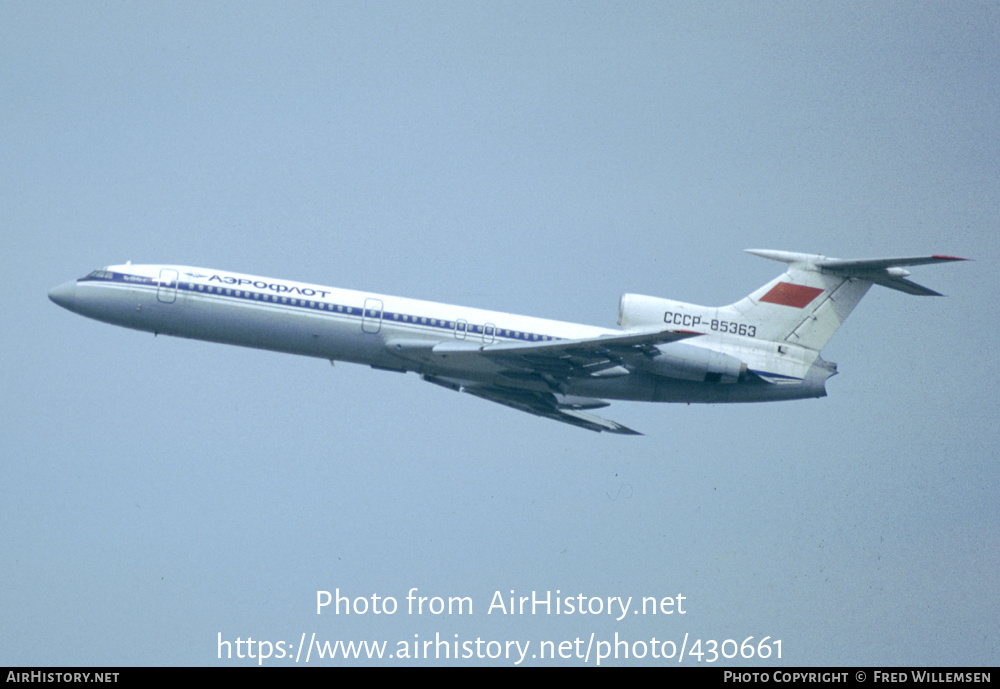 Aircraft Photo of CCCP-85363 | Tupolev Tu-154B-2 | Aeroflot | AirHistory.net #430661