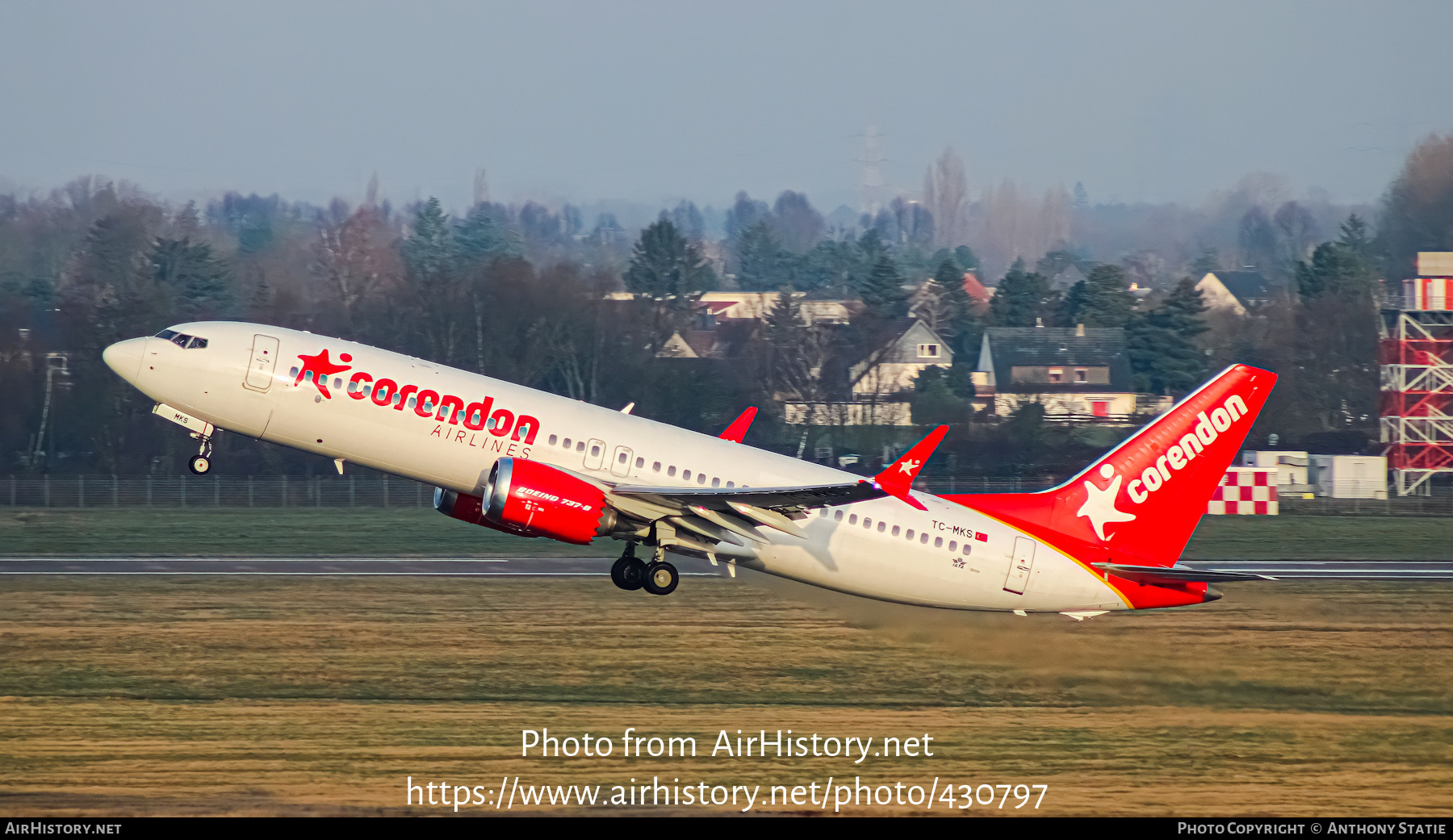 Aircraft Photo of TC-MKS | Boeing 737-8 Max 8 | Corendon Airlines | AirHistory.net #430797