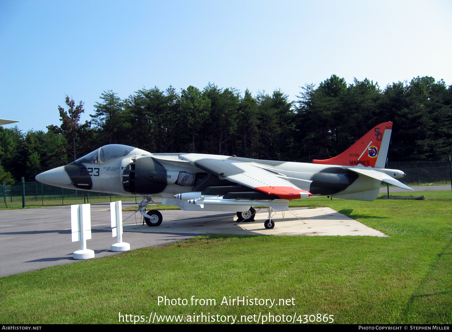 Aircraft Photo of 161396 | McDonnell Douglas AV-8B Harrier II | USA - Marines | AirHistory.net #430865