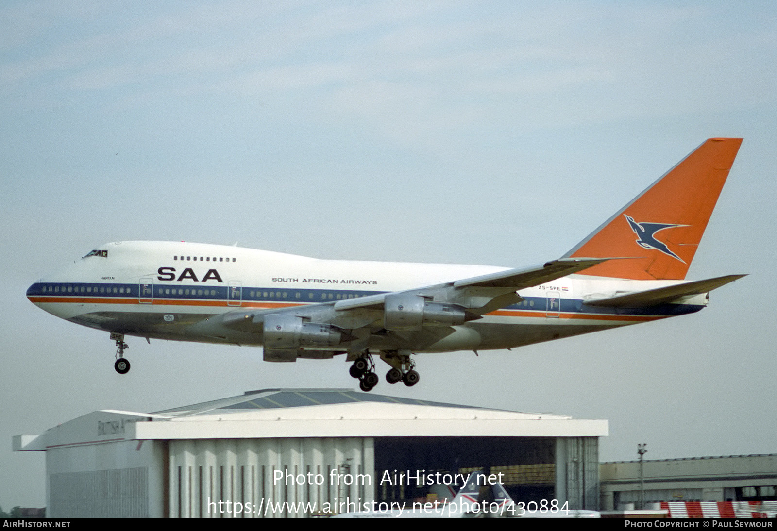 Aircraft Photo of ZS-SPE | Boeing 747SP-44 | South African Airways - Suid-Afrikaanse Lugdiens | AirHistory.net #430884