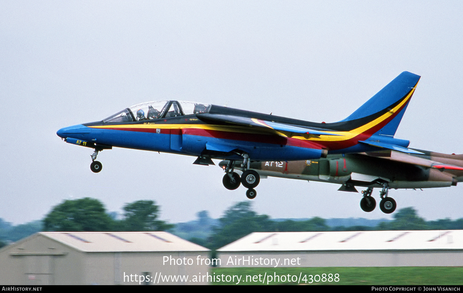 Aircraft Photo of AT11 | Dassault-Dornier Alpha Jet 1B | Belgium - Air Force | AirHistory.net #430888