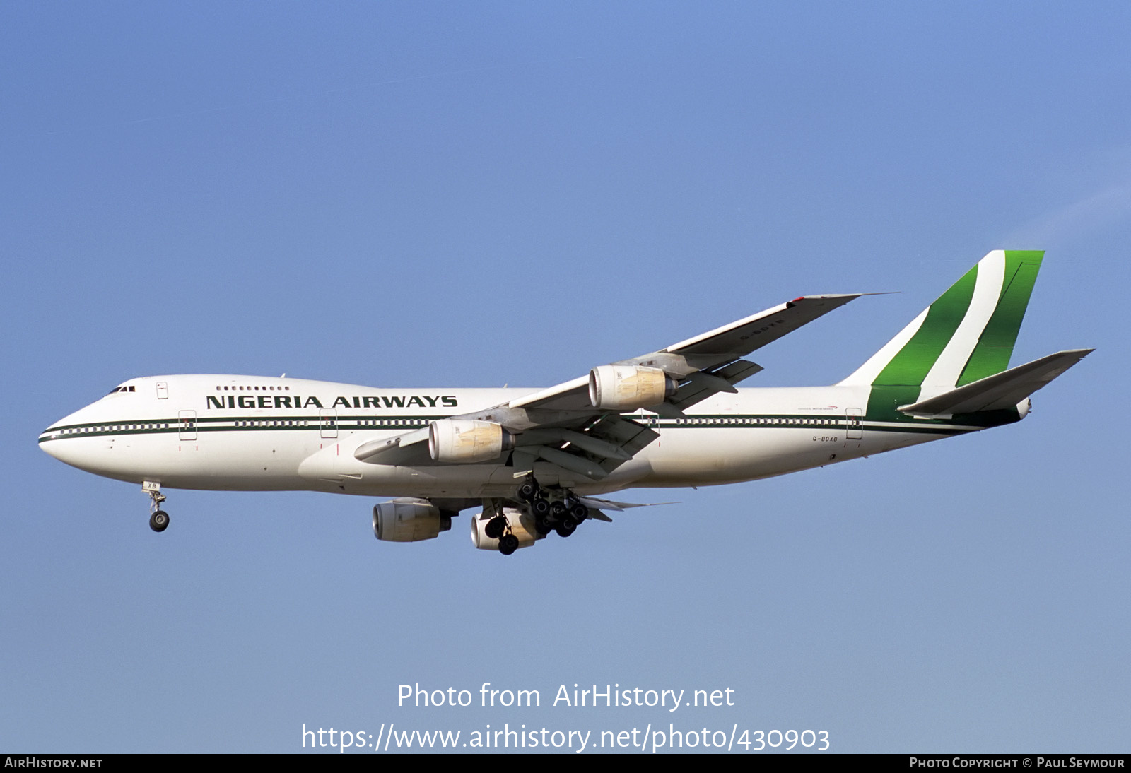 Aircraft Photo of G-BDXB | Boeing 747-236B | Nigeria Airways | AirHistory.net #430903