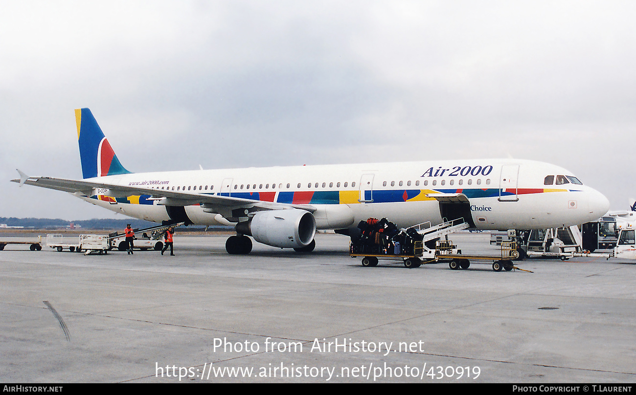 Aircraft Photo of G-OOAF | Airbus A321-211 | Air 2000 | AirHistory.net #430919