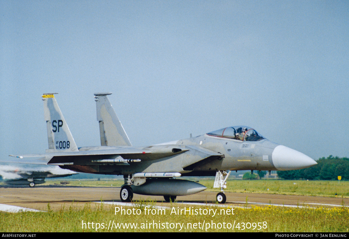 Aircraft Photo of 84-0008 / AF84-008 | McDonnell Douglas F-15C Eagle | USA - Air Force | AirHistory.net #430958