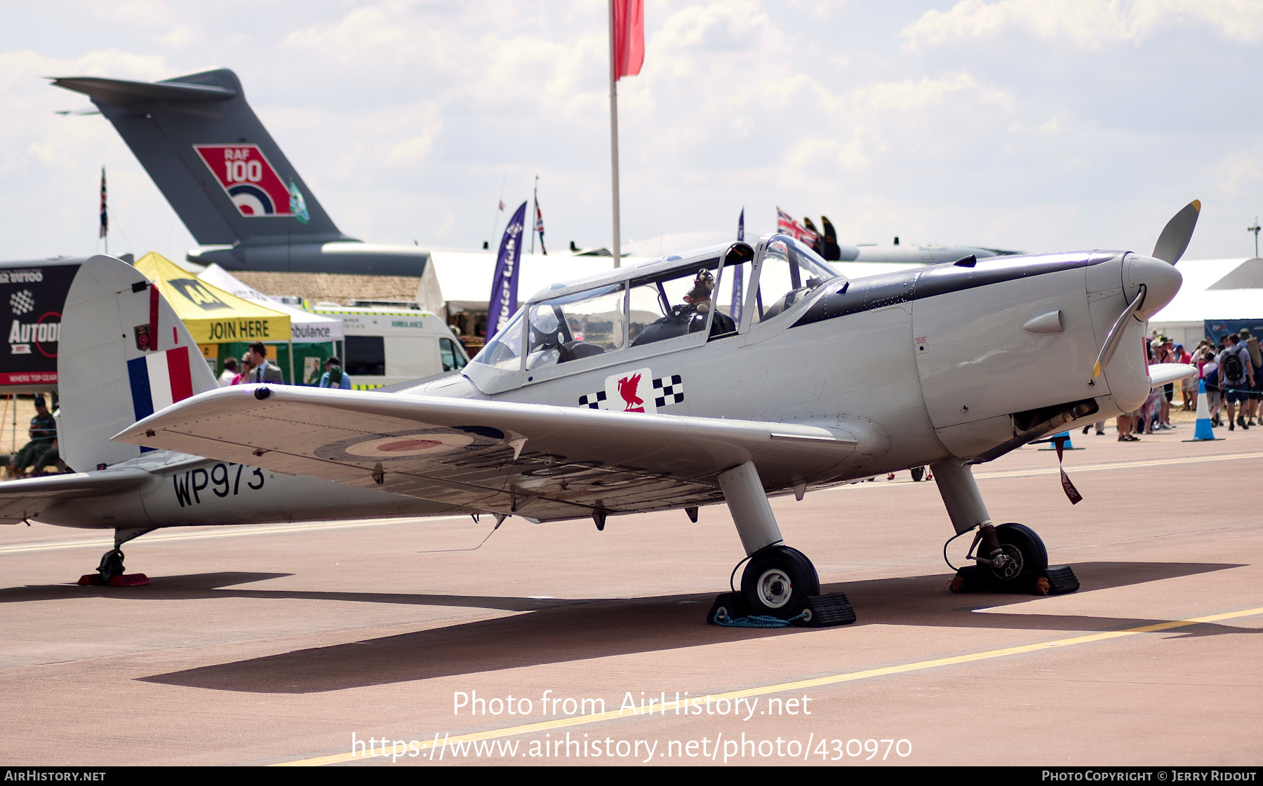 Aircraft Photo of G-BCPU / WP973 | De Havilland Canada DHC-1 Chipmunk Mk22 | UK - Air Force | AirHistory.net #430970