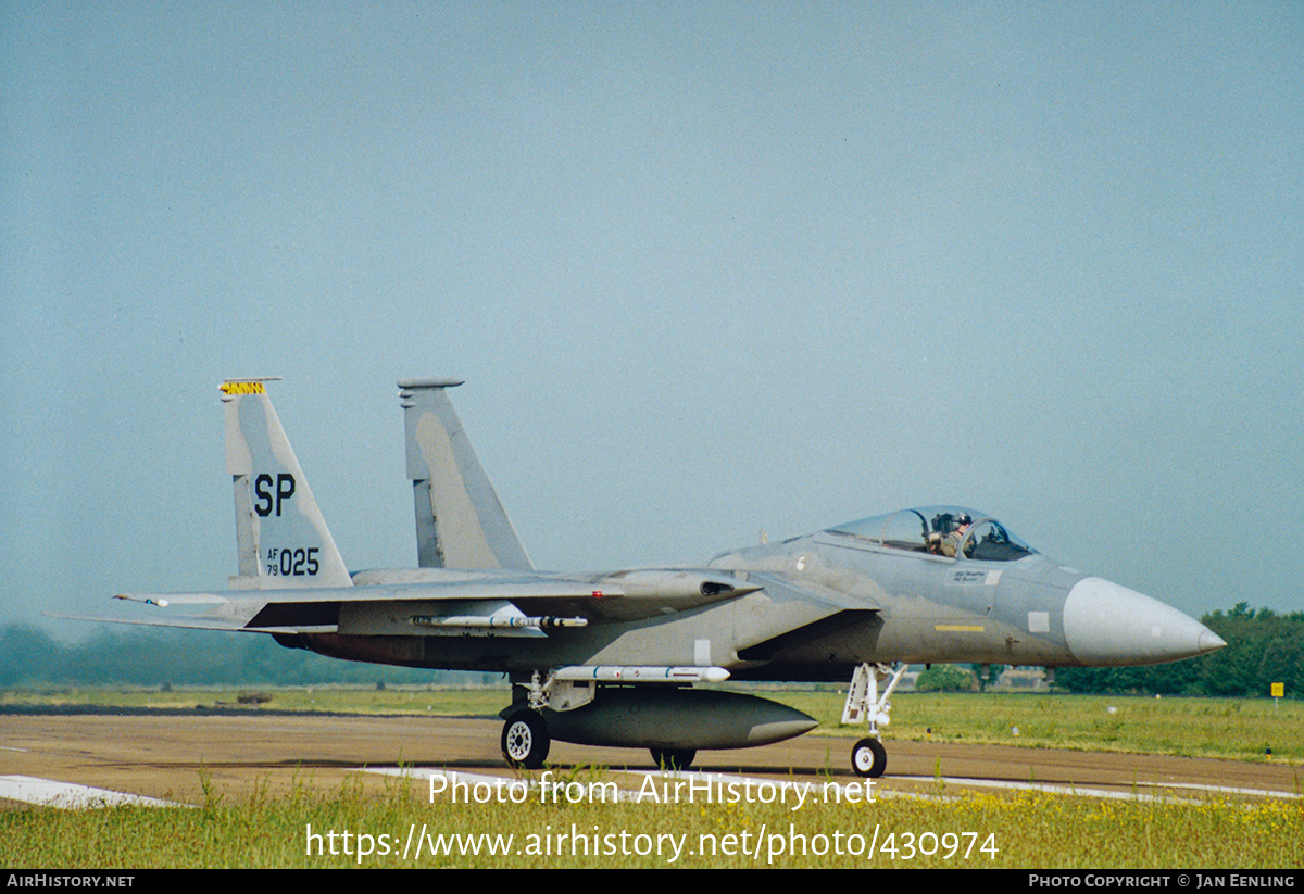 Aircraft Photo of 79-0025 / AF79-025 | McDonnell Douglas F-15C Eagle | USA - Air Force | AirHistory.net #430974