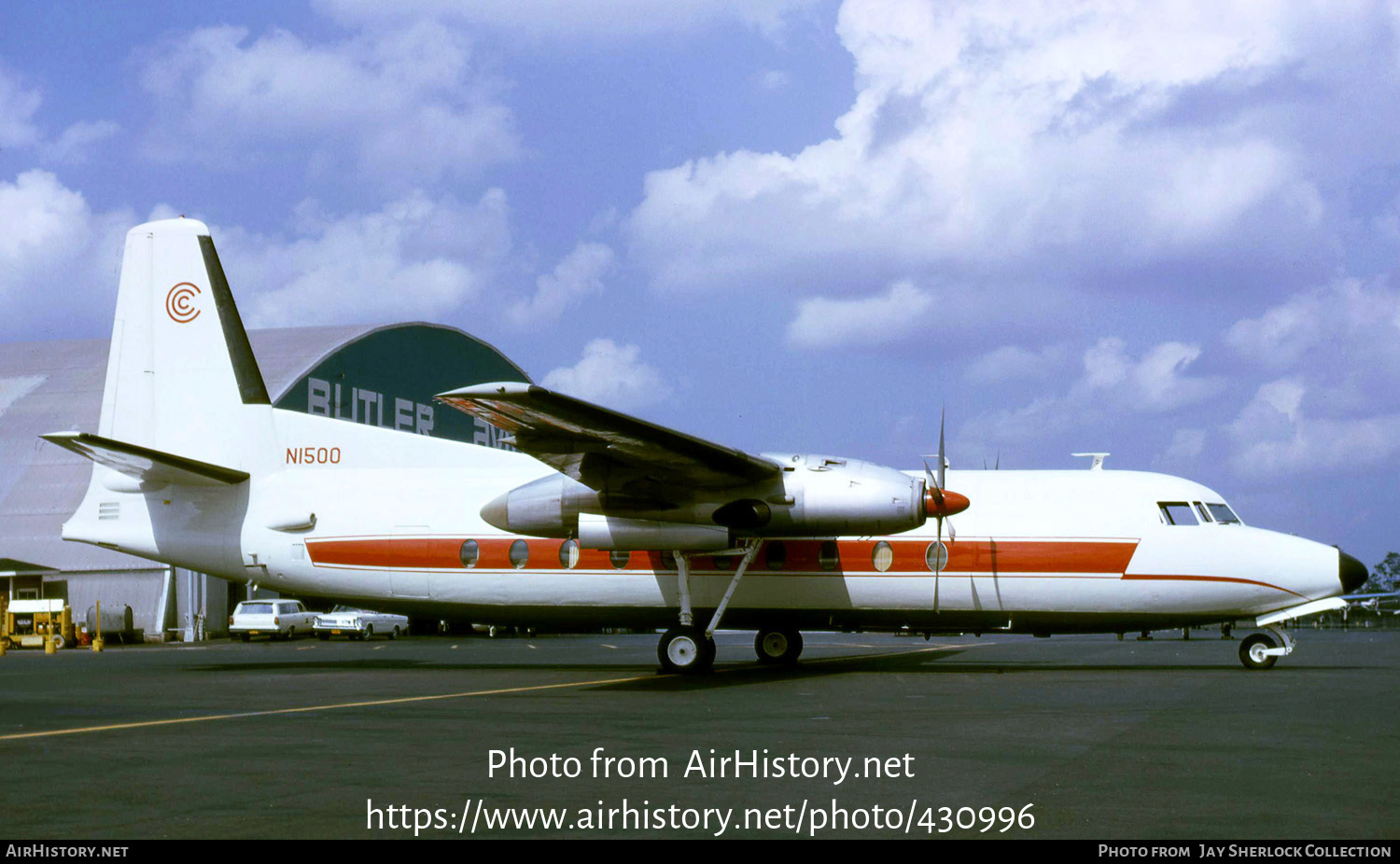 Aircraft Photo of N1500 | Fairchild F-27A | Continental Can Company - CCC | AirHistory.net #430996