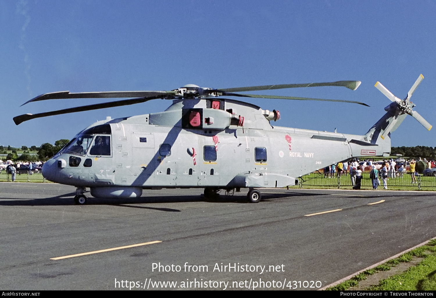 Aircraft Photo of ZH838 | EHI EH101-111 Merlin HM1 | UK - Navy | AirHistory.net #431020