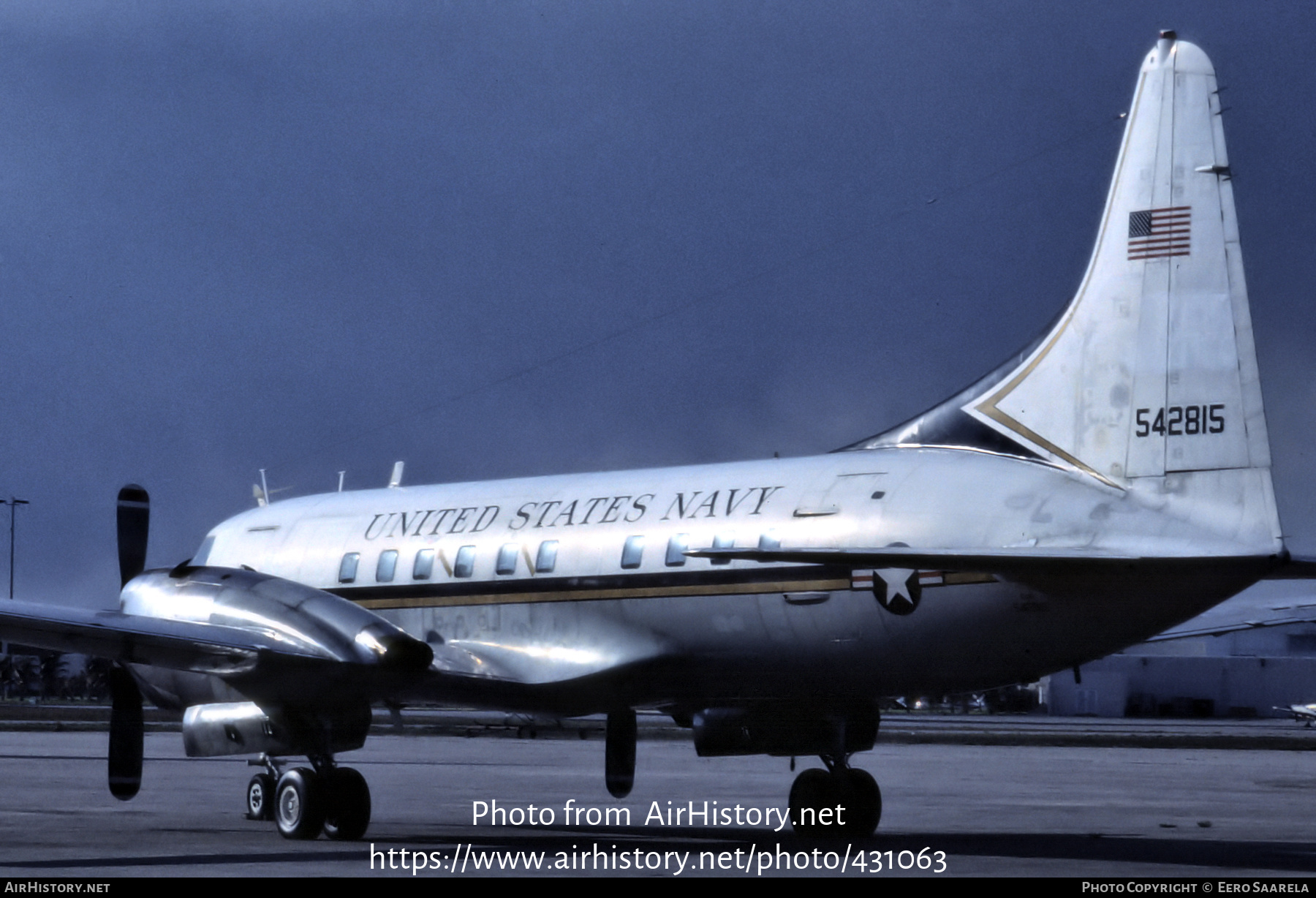 Aircraft Photo of 54-2815 / 42815 | Convair VC-131H | USA - Navy | AirHistory.net #431063