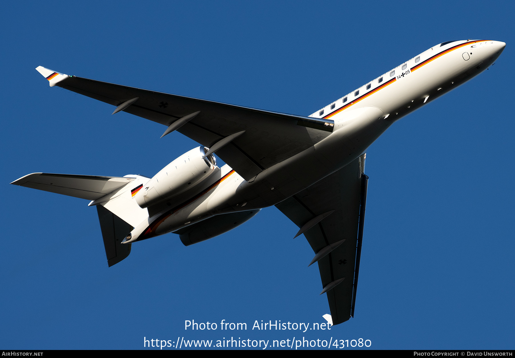 Aircraft Photo of 1405 | Bombardier Global 6000 (BD-700-1A10) | Germany - Air Force | AirHistory.net #431080