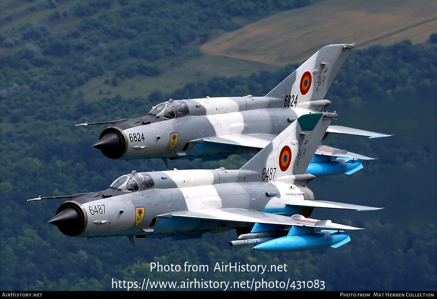 Aircraft Photo of 6487 | Mikoyan-Gurevich MiG-21MF-75 Lancer C ...