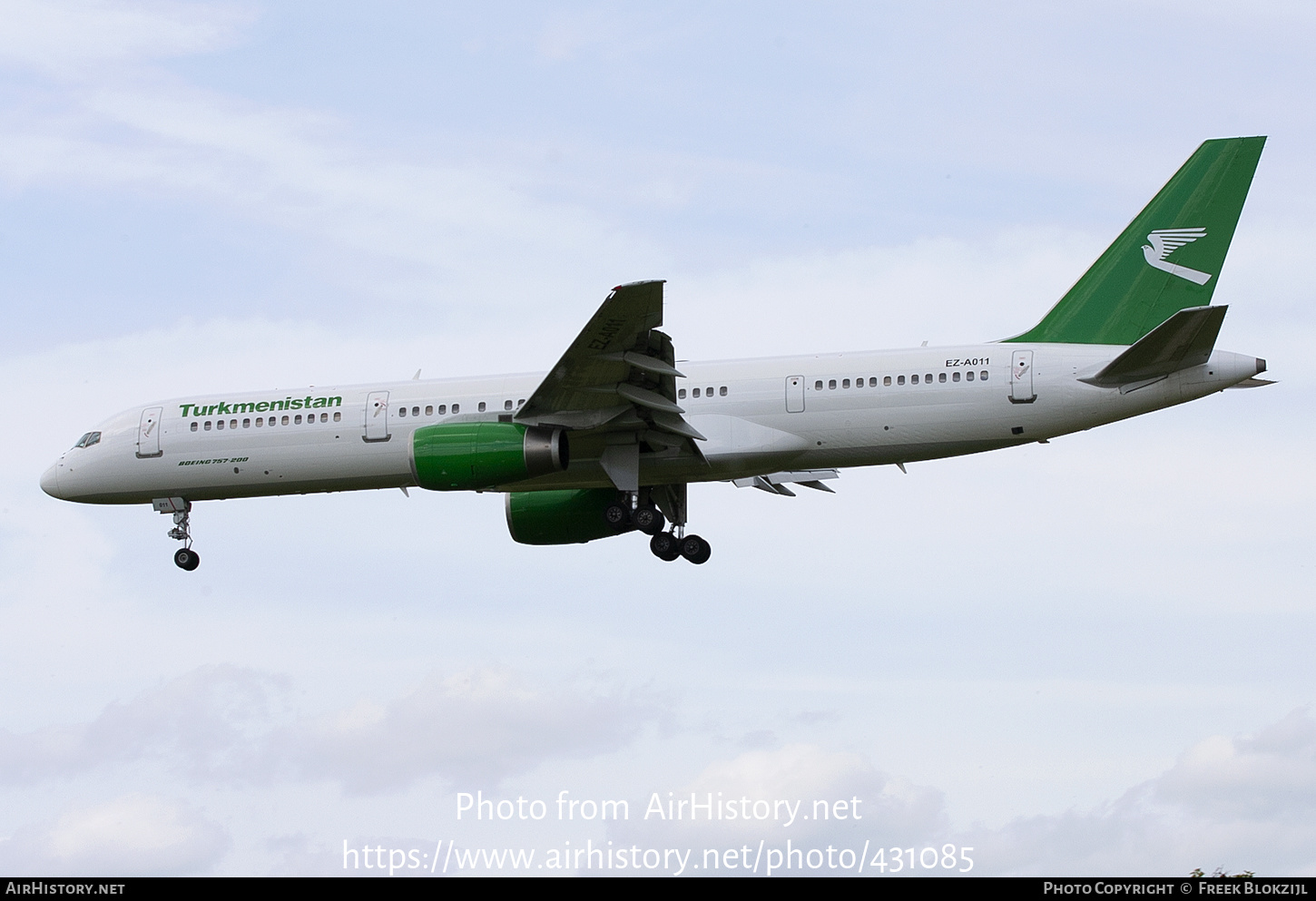 Aircraft Photo of EZ-A011 | Boeing 757-22K | Turkmenistan Airlines | AirHistory.net #431085