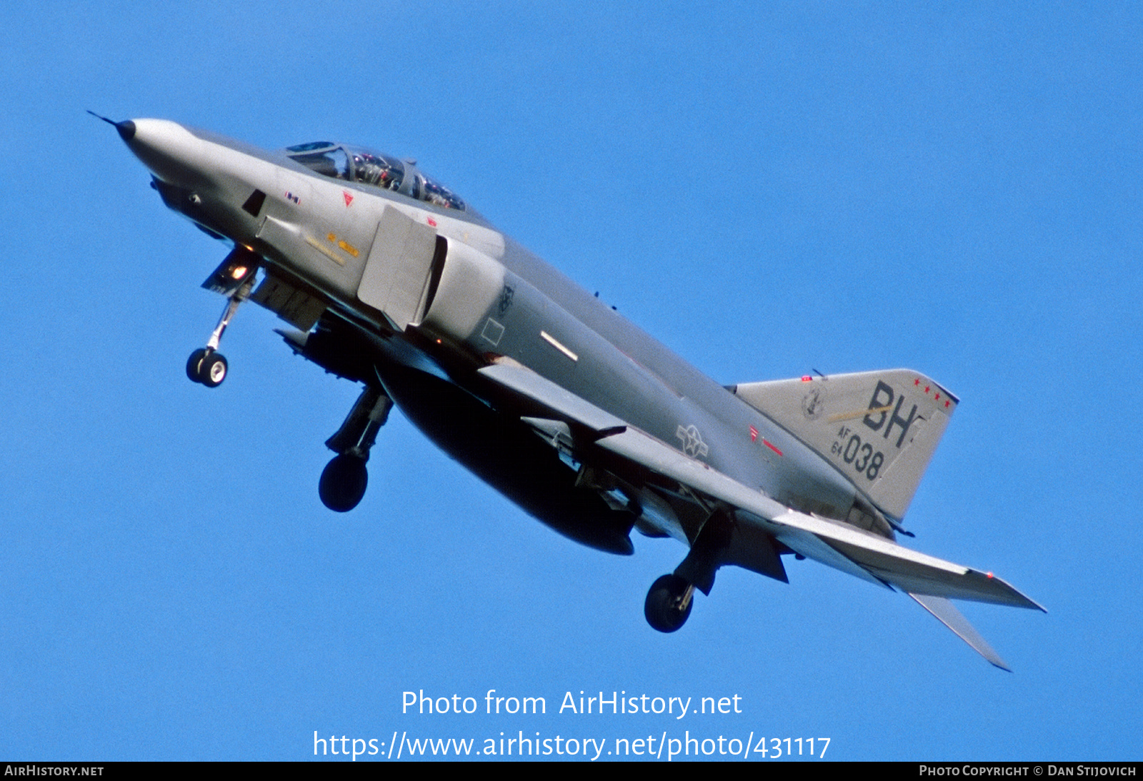 Aircraft Photo Of 64 1038 Af64 038 Mcdonnell Douglas Rf 4c Phantom