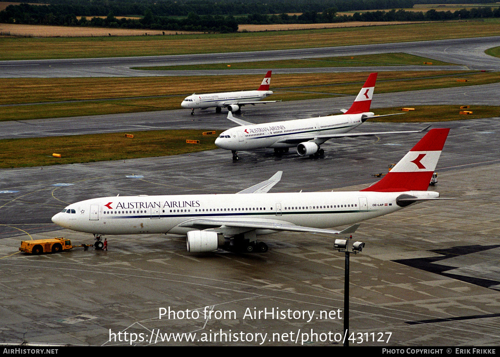 Aircraft Photo of OE-LAP | Airbus A330-223 | Austrian Airlines | AirHistory.net #431127