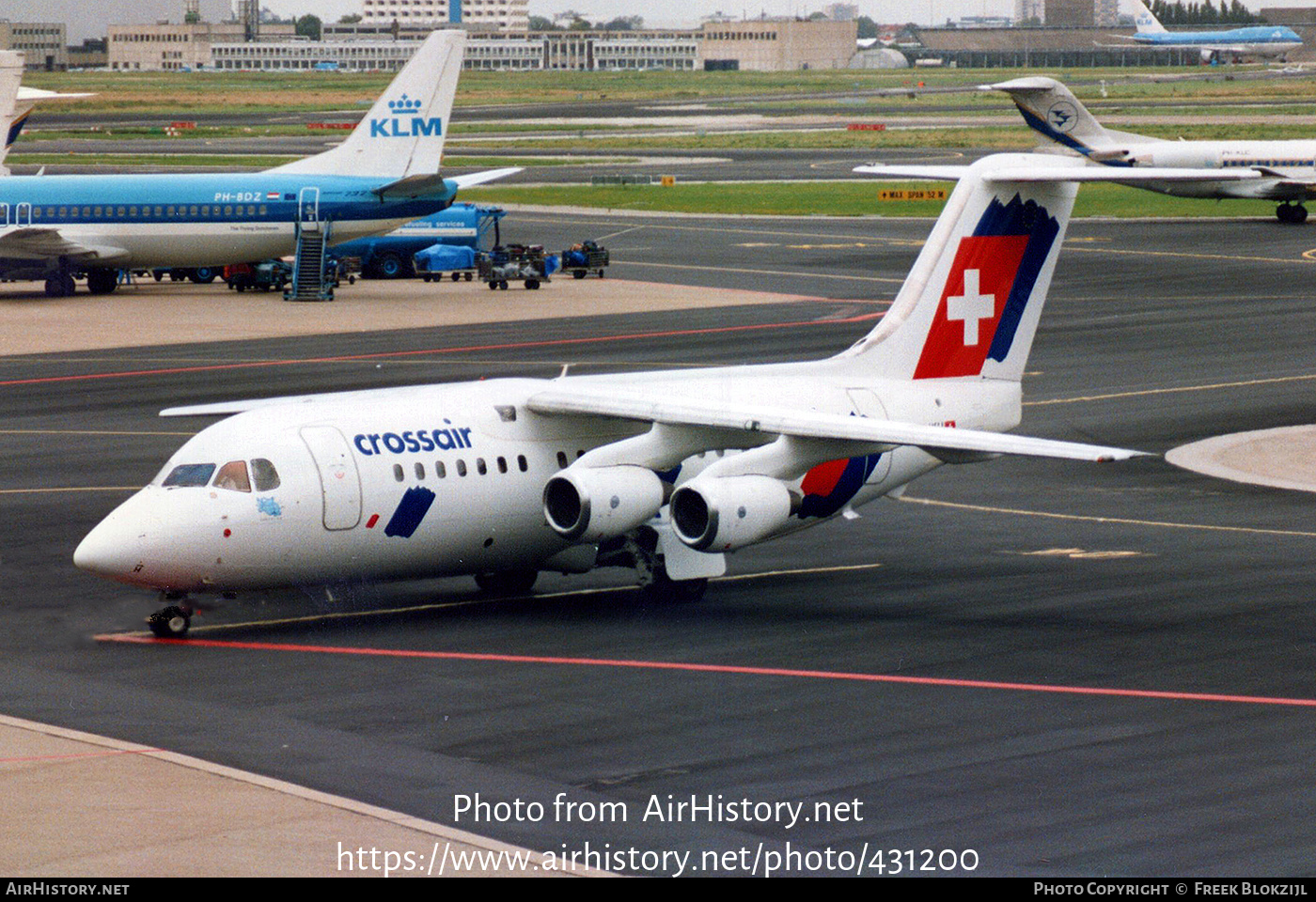 Aircraft Photo of HB-IXH | British Aerospace Avro 146-RJ85 | Crossair | AirHistory.net #431200