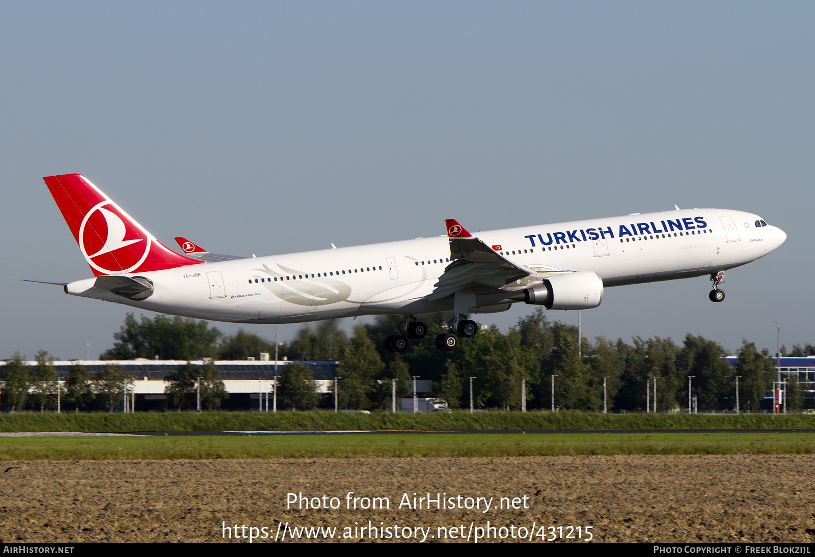 Aircraft Photo of TC-JOE | Airbus A330-303 | Turkish Airlines | AirHistory.net #431215